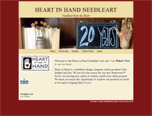 Tablet Screenshot of heartinhand.com